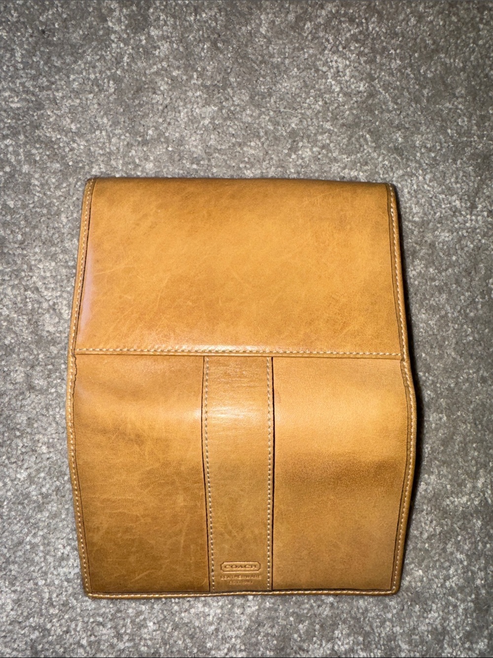 Coach Vintage British Tan Soho Small Buckle Flap Shoulder Bag w/Matching Wallet - Picture 16 of 16